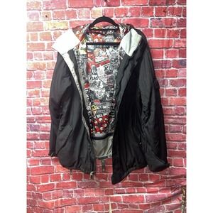 RARE Y2K Famous Stars And Straps 686 Snowboard Jacket M Travis Barker Blink 182